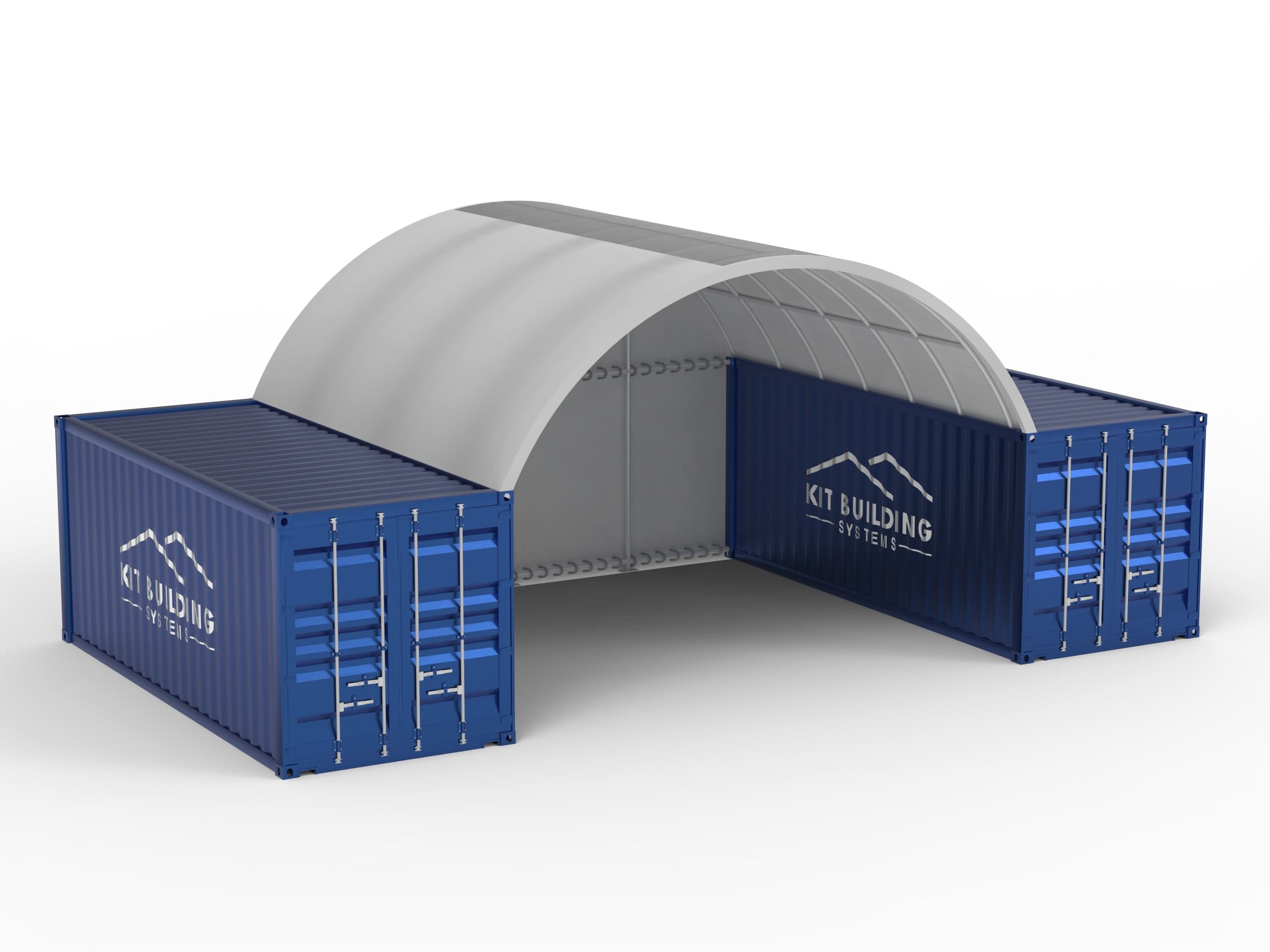 Container Canopies - 20ft x 20ft x 6.5ft (6m x 6m x 2m)