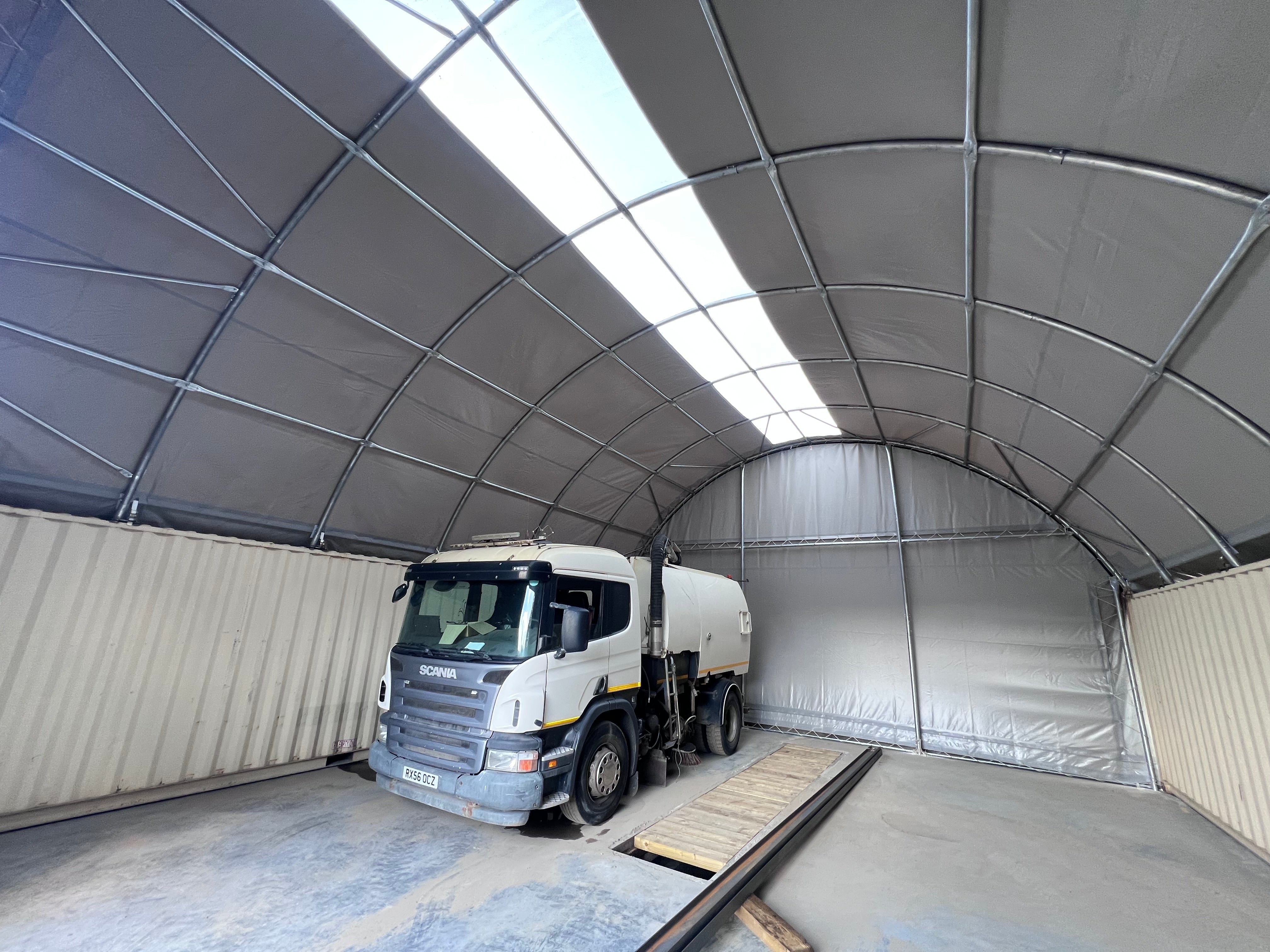 Container Canopies - 40ft x 40ft x 15ft (12m x 12m x 4.5m)