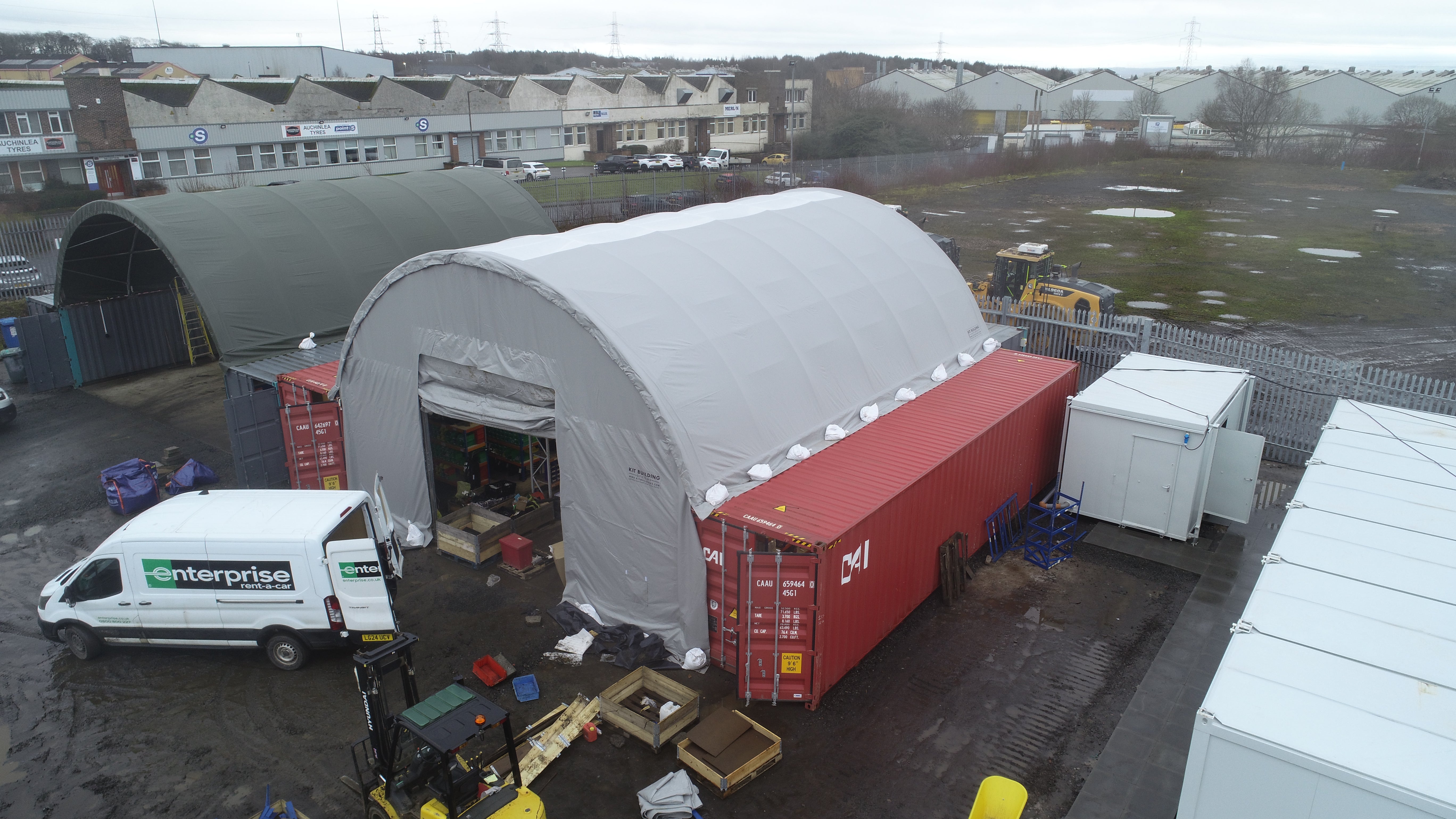 Container Canopies - 33ft x 40ft x 12ft (10m x 12m x 3.6m)