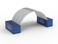 Container Canopies - 33ft x 20ft x 12ft (10m x 6m x 3.6m)
