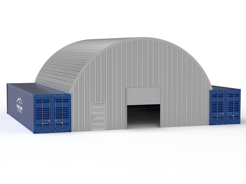 Χαλύβδινα Στέγαστρα Δοχείων - 33ft x 40ft x 12ft (10m x 12m x 3.6m)