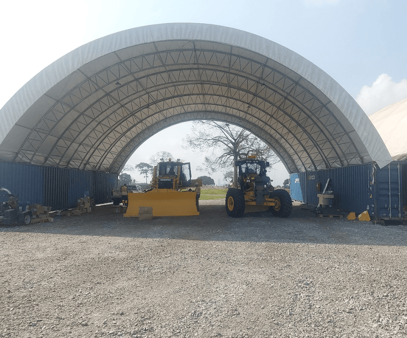Καταφύγιο εμπορευματοκιβωτίου - 60ft x 40ft x 20ft (18.3m x 12m x 6m)