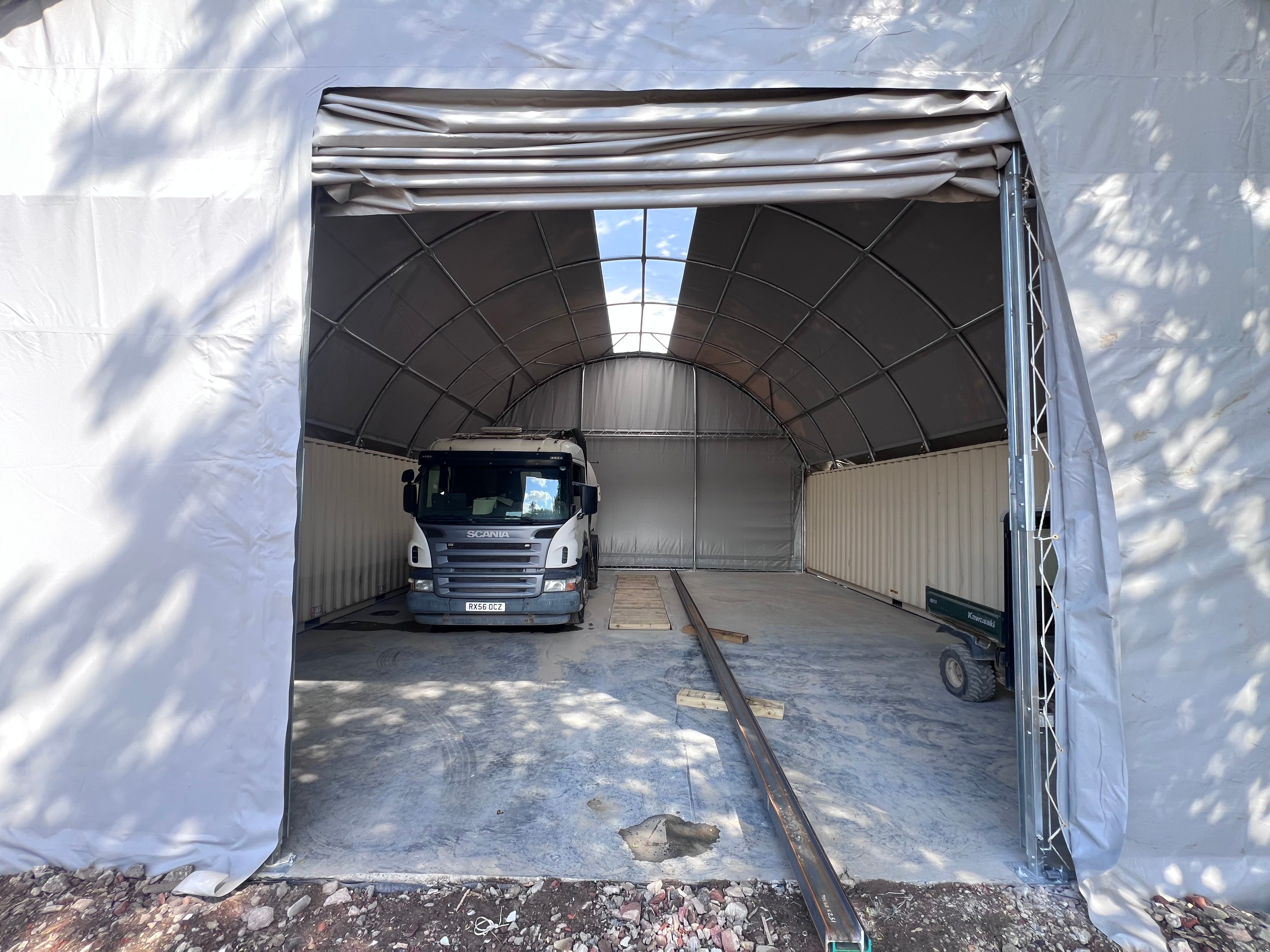 Στέγαστρα εμπορευματοκιβωτίων - 40ft x 40ft x 15ft (12m x 12m x 4.5m)